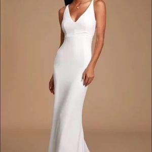White Formal Dress